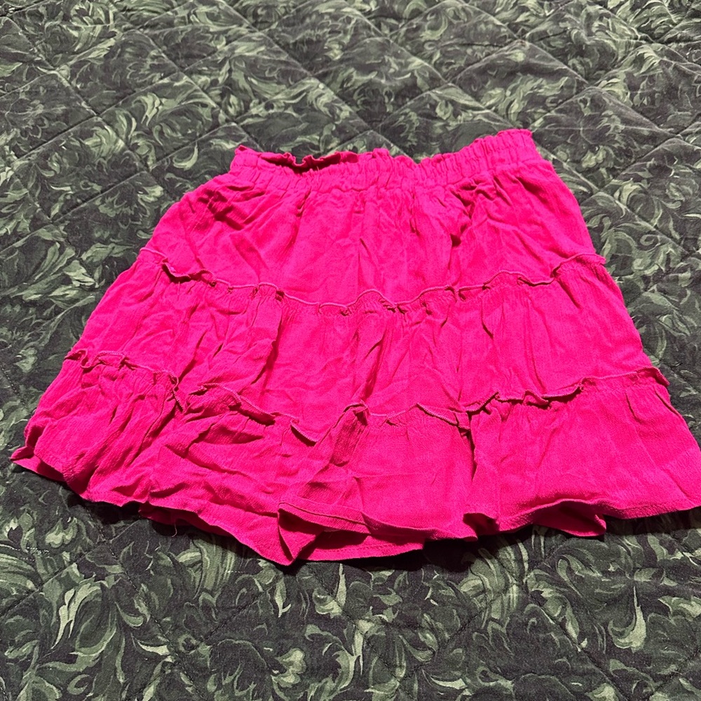 Hot Pink mini skirt